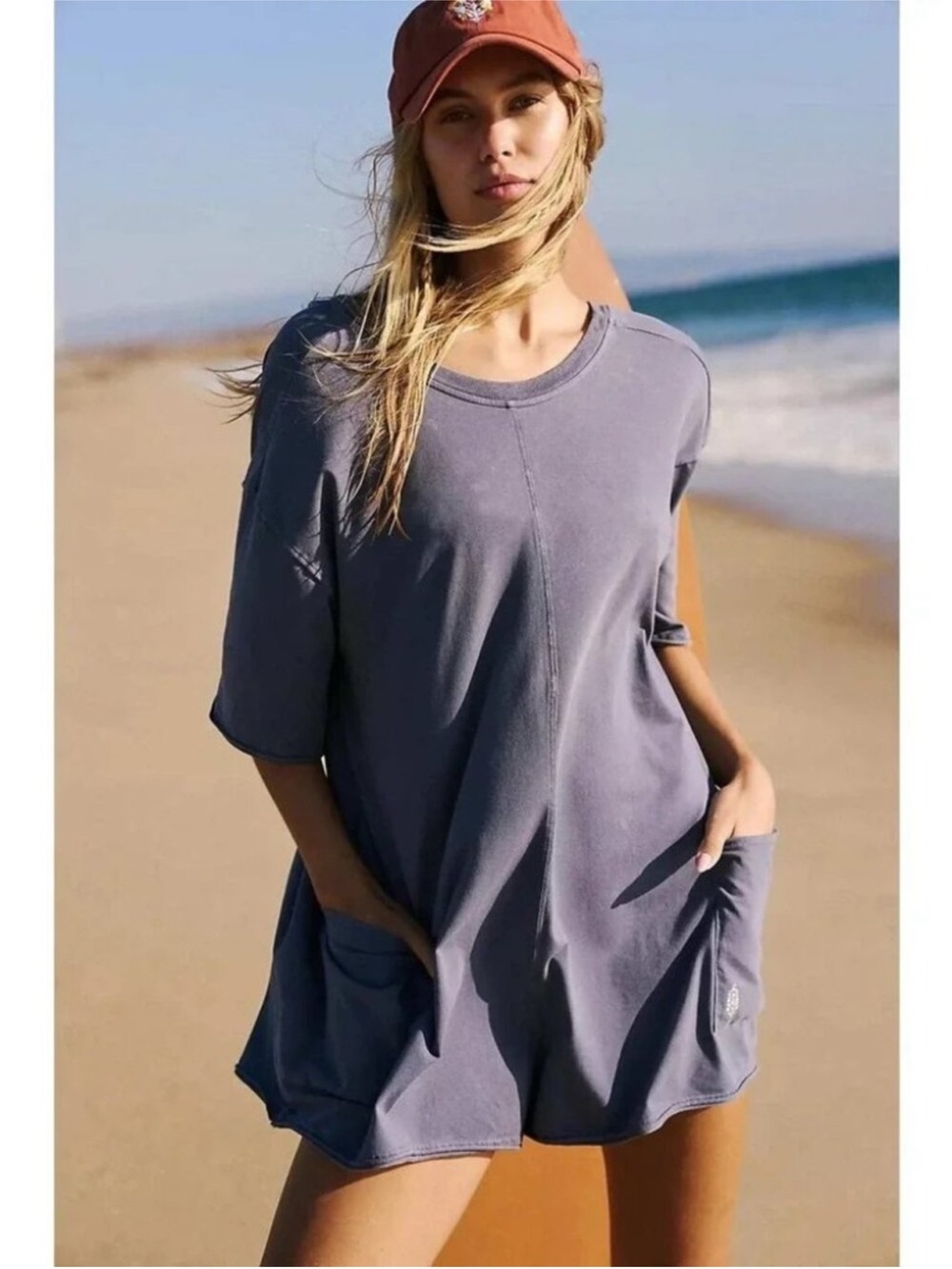 Relaxed Short Sleeve Romper